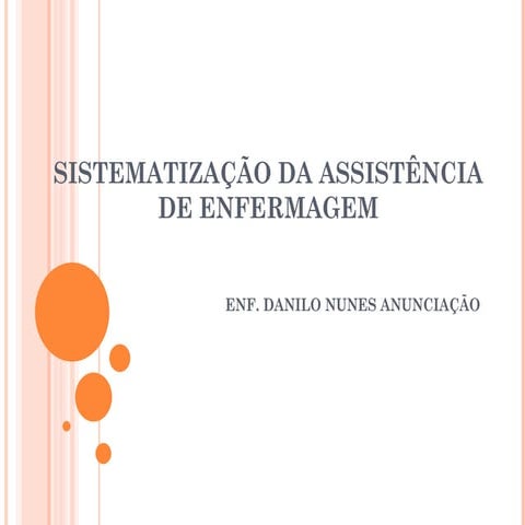 Sistematização da assistência de enfermagem