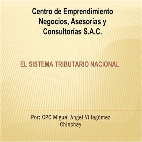 Sistema Tributario