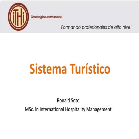 Sistema turístico