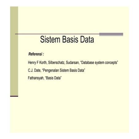 Sistem basis data