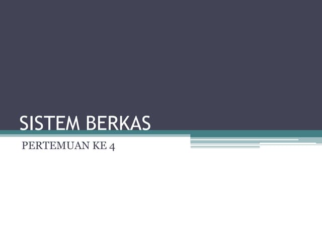 Sistem berkas