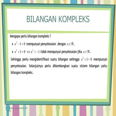Sistem bilangan kompleks
