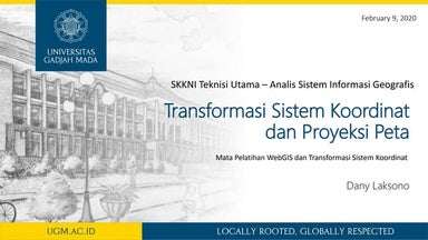 Sistem dan Transformasi Koordinat