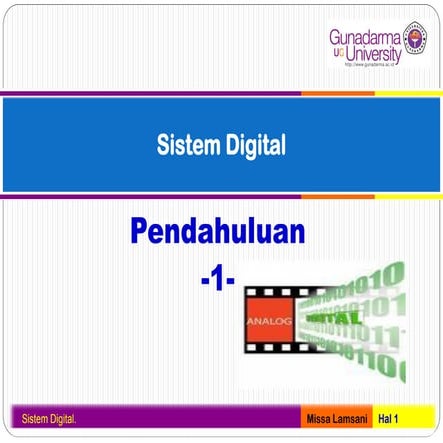 Sistem digital   1