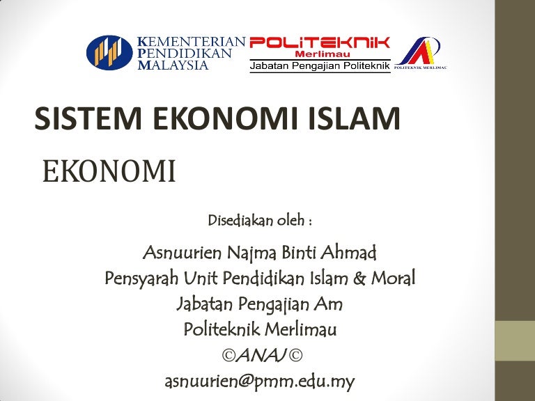 Aa301 Sistem Ekonomi Islam