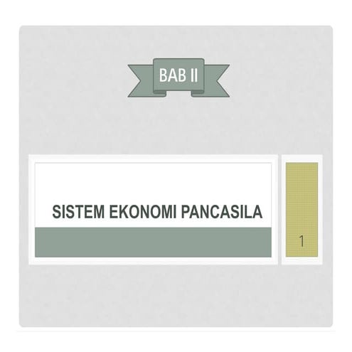 SISTEM EKONOMI PANCASILA untuk kelas 10 smk | PDF