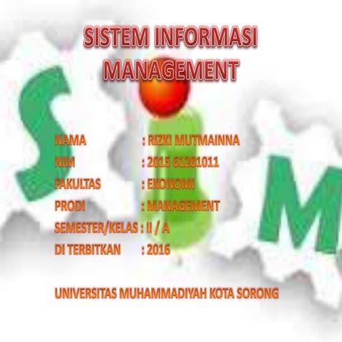 Sistem informasi management