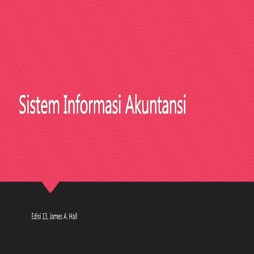 Sistem Informasi Akuntansi