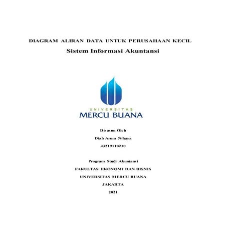Sistem informasi akuntansi- diagram aliran data  untuk perusahaan kecil_diah ...