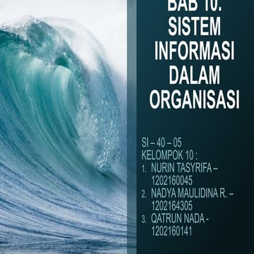 Sistem informasi dalam organisasi
