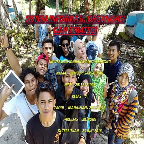 Sistem informasi,organisasi dan strategis