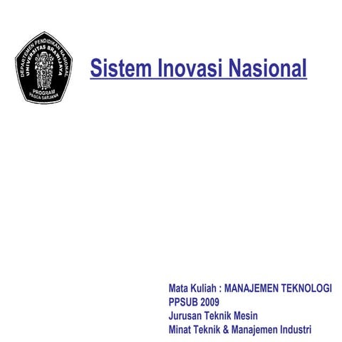 Sistem inovasi