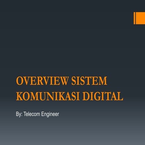 Sistem Komunikasi Digital