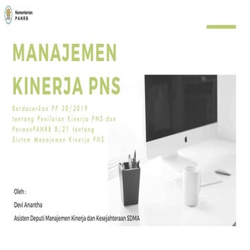 Sistem manajemen kinerja pns permenpan 8 tahun 2021