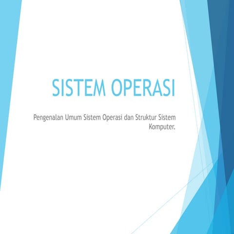 Pengenalan Sistem Operasi | PPT