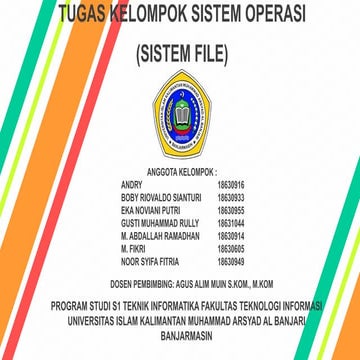 Sistem operasi Sistem file