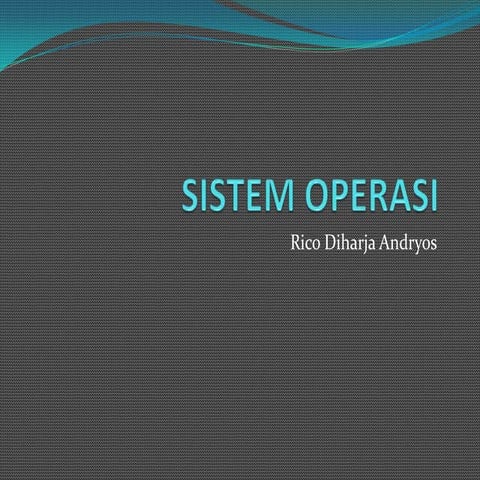 Sistem operasi | PPT