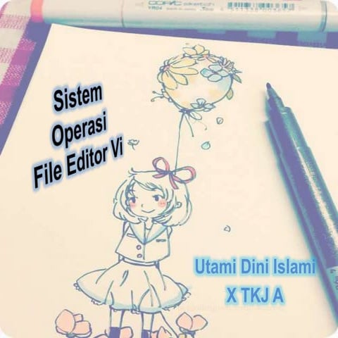 Cara sederhana menggunakan Vi File Editor