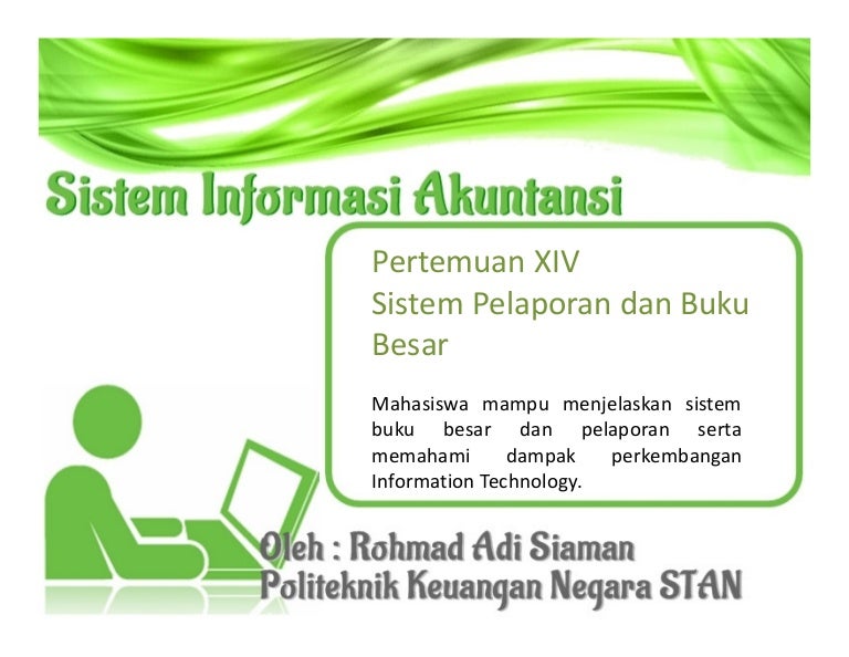 Sistem pelaporan dan buku besar
