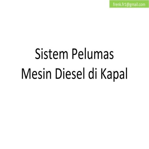 Sistem pelumas