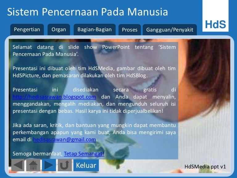 Sistem Pencernaan Pada Manusia Ppt Sistem Pencernaan Pada Manusia Ppt