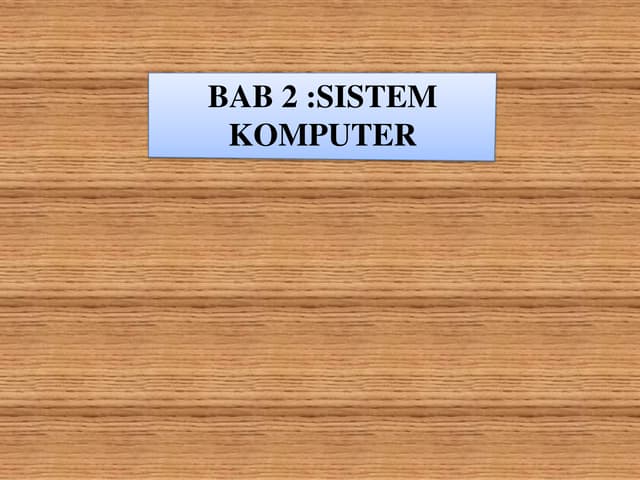 Sistem pengoperasian