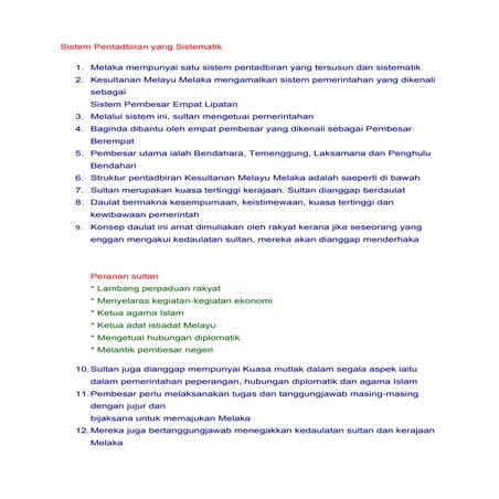 Sistem pentadbiran yang sistematik bab 5