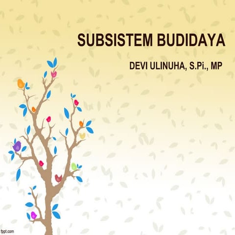 Sistem perikanan budidaya
