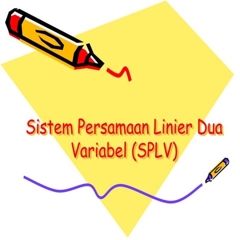 Sistem persamaan linear