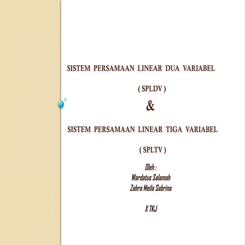 SISTEM PERSAMAAN LINEAR DUA VARIABEL.pptx