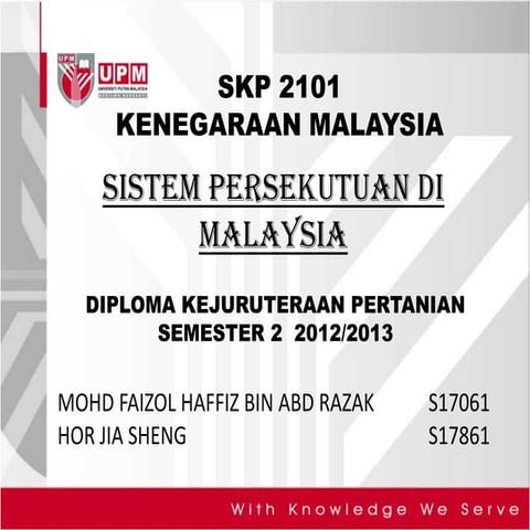 Sistem Persekutuan di Malaysia