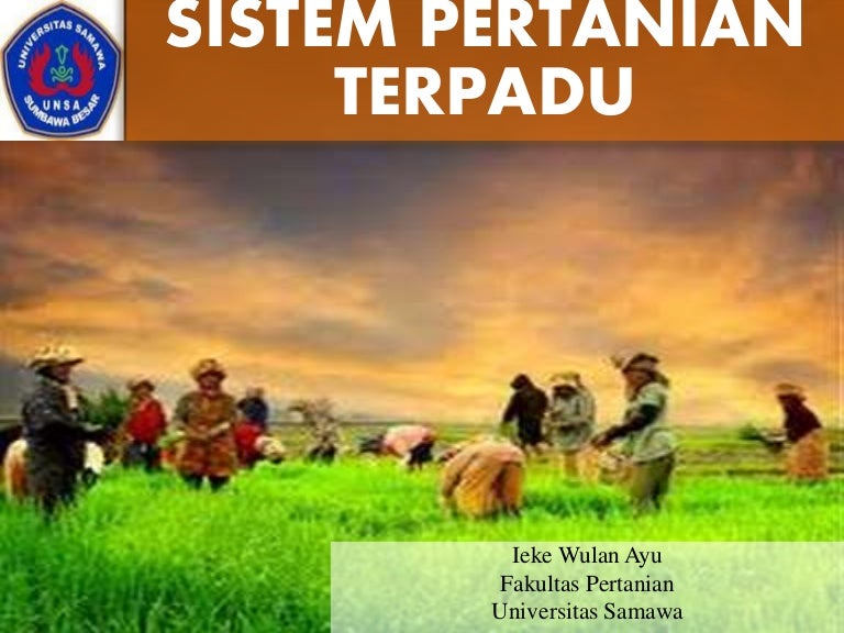Sistem Pertanian Terpadu