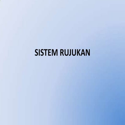 Sistem rujukan | PPTX