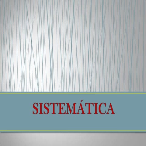 Sistemática PPT