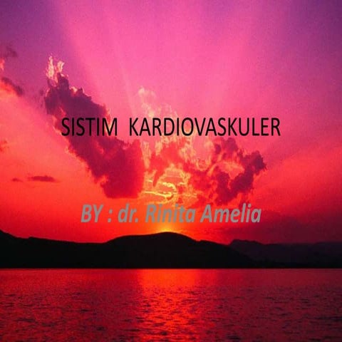 Sistim  kardiovaskuler slideku