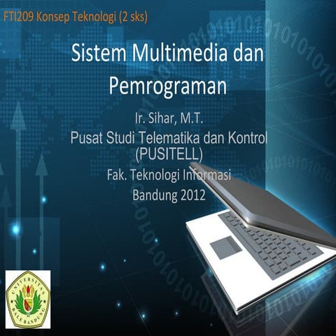 Sistem Multimedia dan Pemrograman
