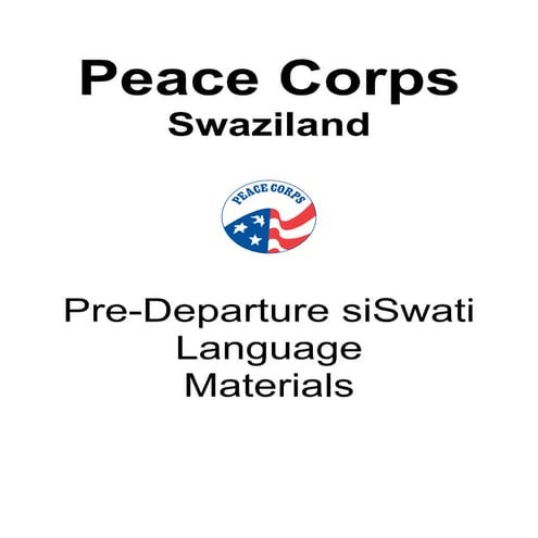 Basic siSwati Language Course