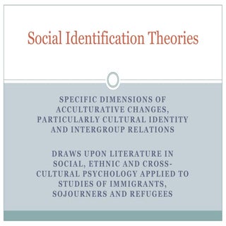 Social Identity Theory