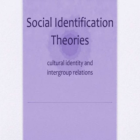Social Identification Theory