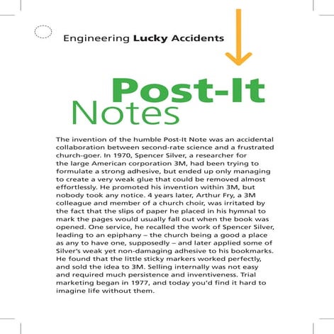 SIT - Innovation Consulting - Engineering Lucky Accidents