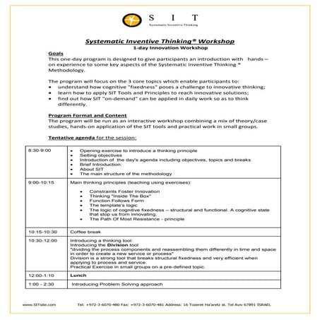 Sit 1 day workshop- www.hoangtien.net
