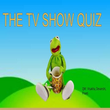 Sitcom Quiz
