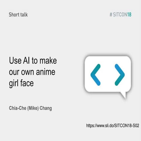 Use AI to make our own anime girl face