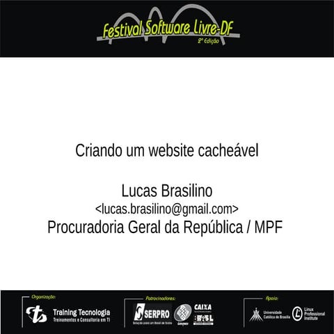 Criando um Website Cacheavel