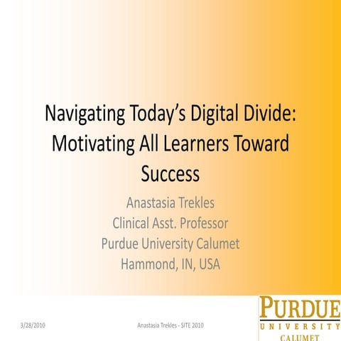 Managing Today's Digital Divide