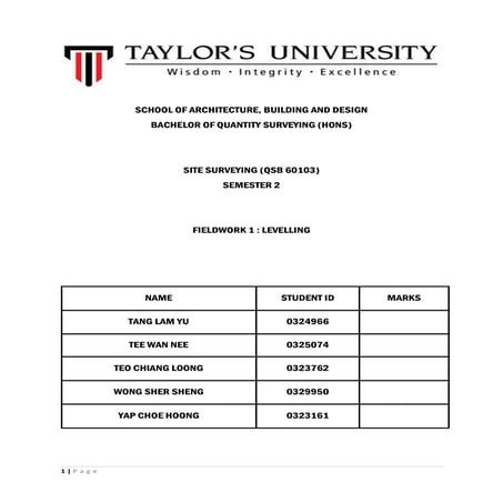 Site surveying 1 - done 