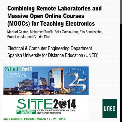 Combining Remote Laboratories and Massive Open Online Courses (MOOCs) for Tea...