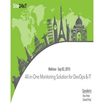 All-in-one monitoring solution for DevOps & IT