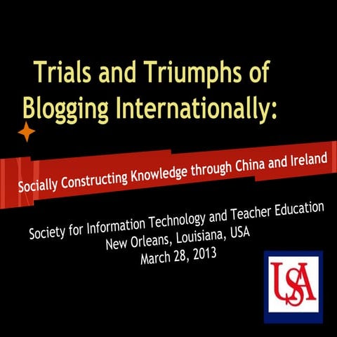 SITE Blogging Internationally