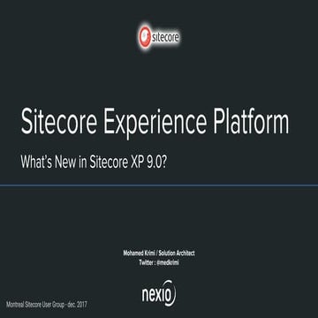 New Features with Sitecore experience platform 9.0